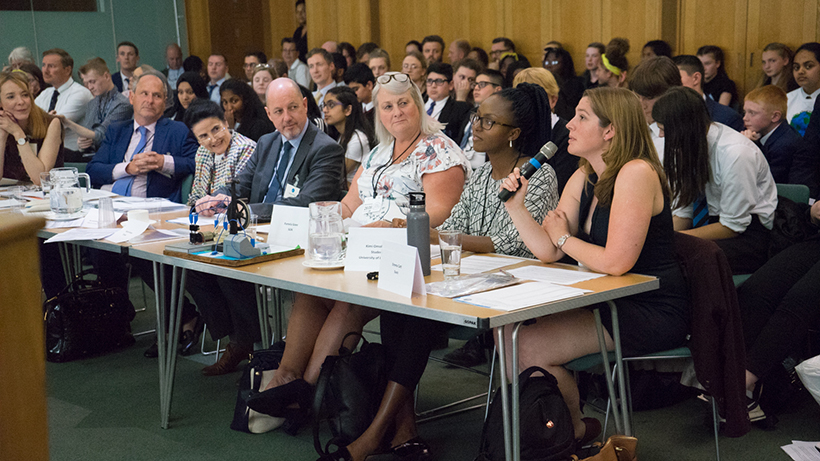 Our Head of Community Pamela Goee judges S4TP finalists presentations