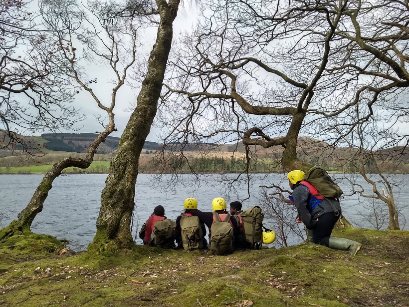 Our team at the peak district