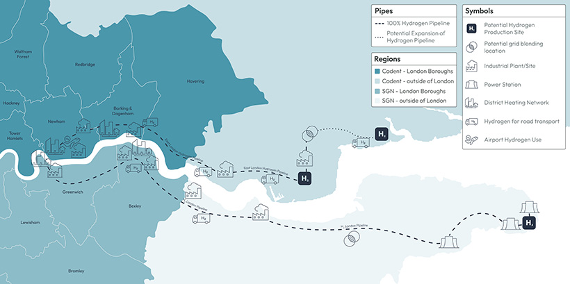 Capital Hydrogen map