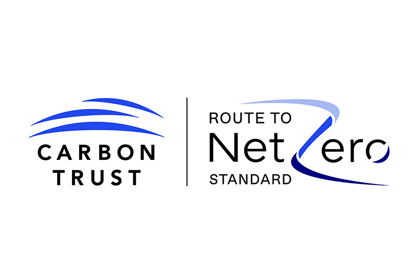 Logos for Carbon Trust - Route to Net Zero Standard