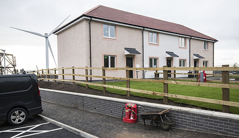 Three terrace homes