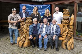 unveiling of Erskine bench